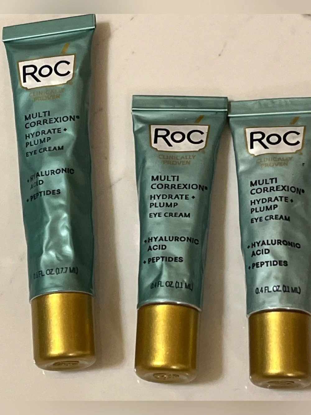 ROC multi correxion hydrate and plump eye cream 3 pack